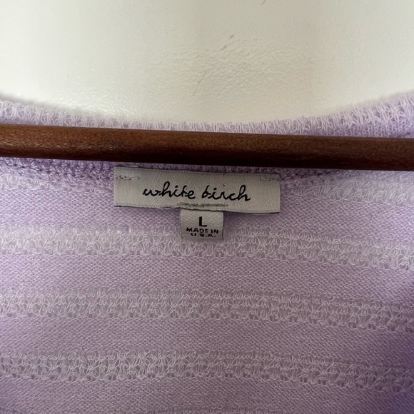 Purple Light Weight Knit Top - Picture 3 of 3